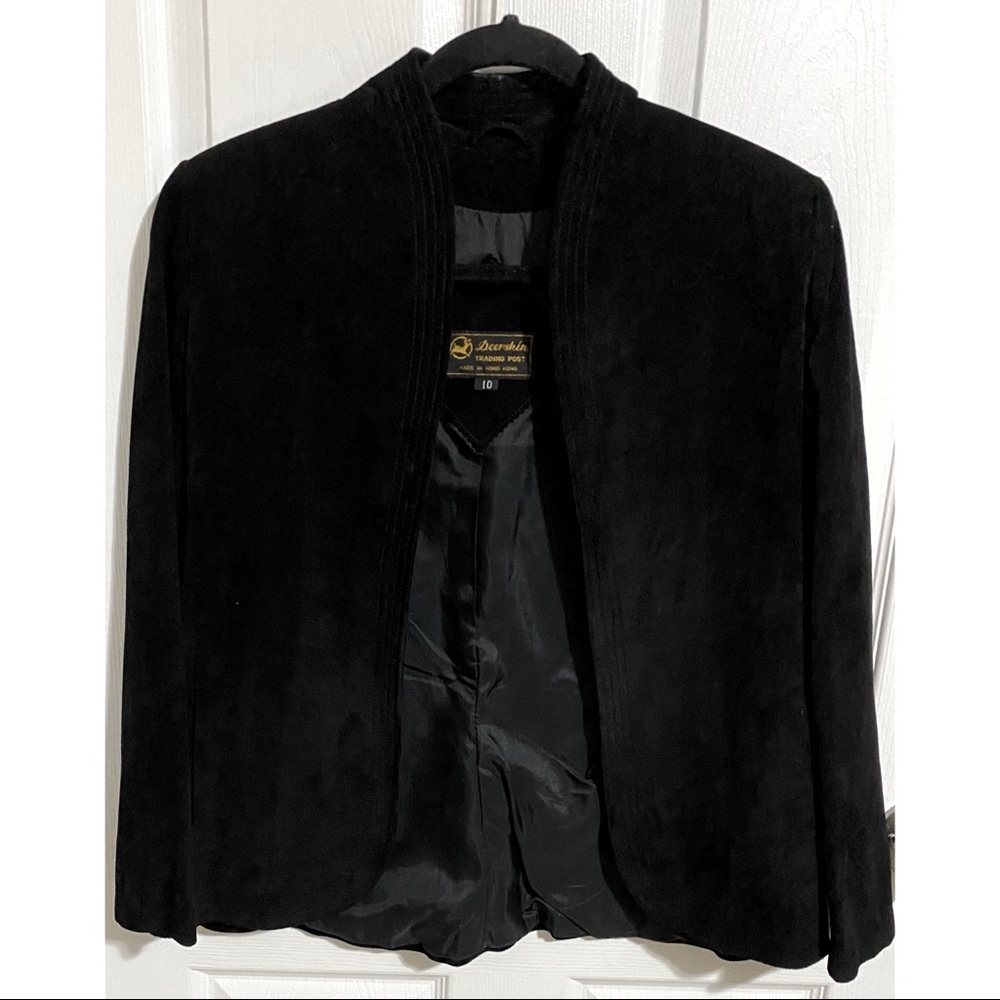 Vintage Deerskin Trading Post Suede Leather Jacket